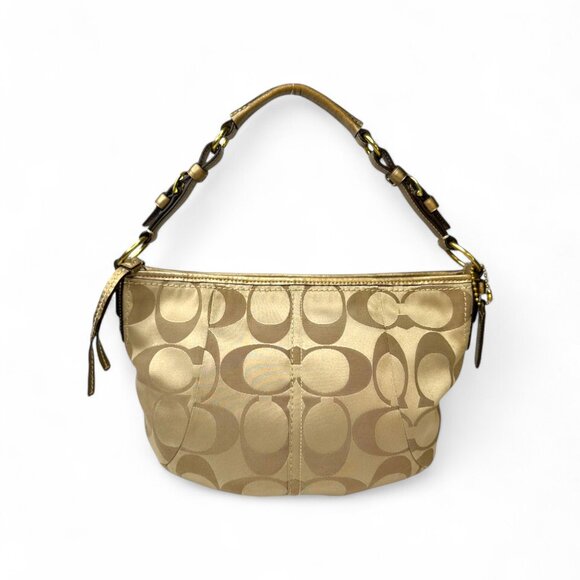 Coach Y2K Vintage Signature Soho Gold Hobo Bag - Picture 1 of 10